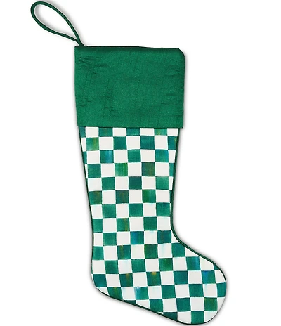 MacKenzie-Childs Check Stocking