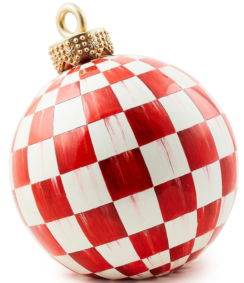 MacKenzie-Childs Check Tabletop Ornament Figurine