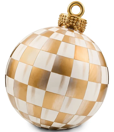 MacKenzie-Childs Check Tabletop Ornament Figurine