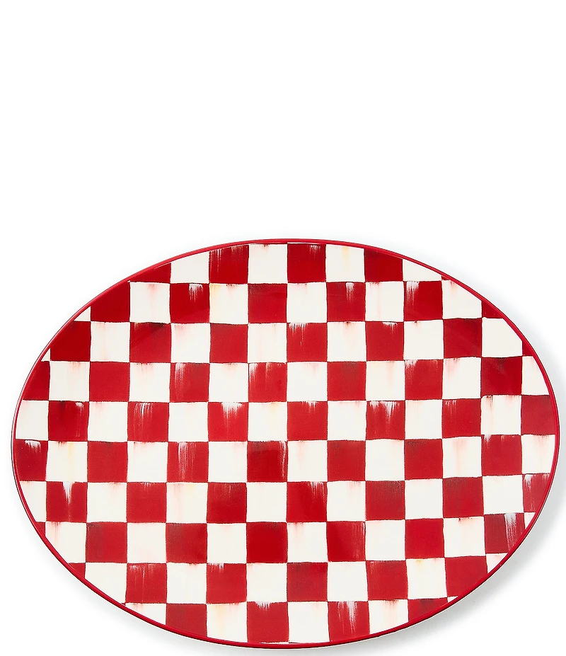 MacKenzie-Childs Check Serving Platter