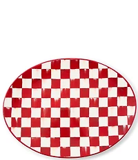 MacKenzie-Childs Check Serving Platter
