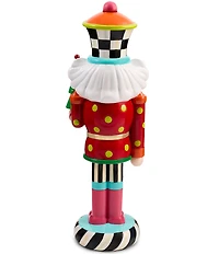 MacKenzie-Childs Holiday Collection Confetti Christmas Resin Nutcracker Figure