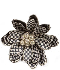 MacKenzie-Childs Holiday Collection Courtly Check® Flower Clip