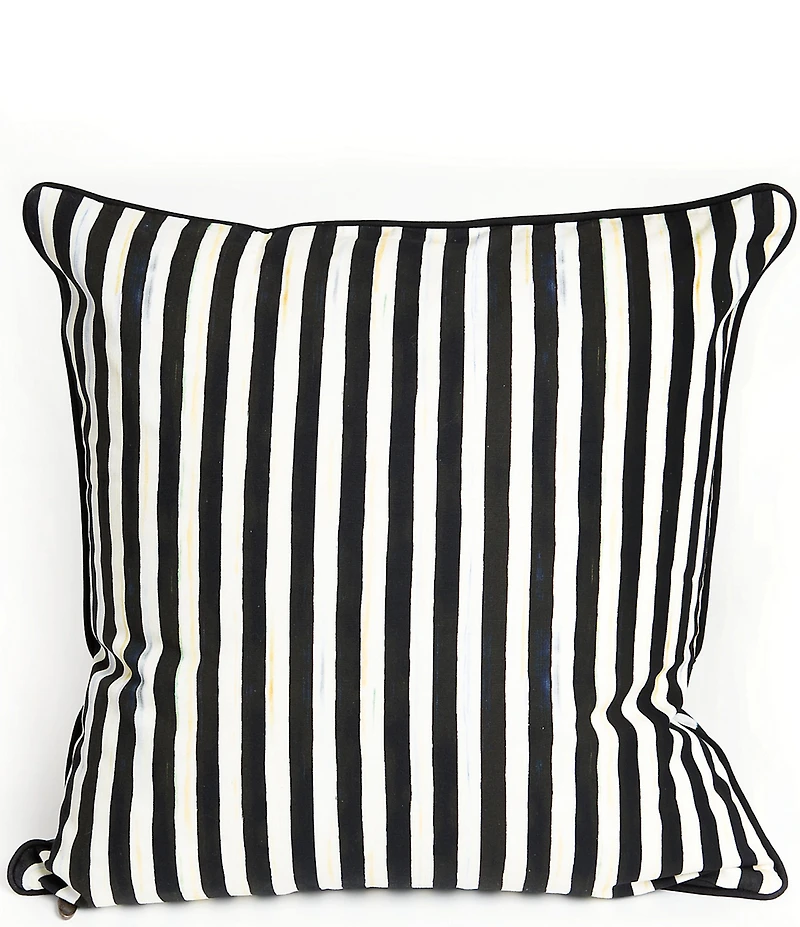 MacKenzie-Childs Holiday Collection Courtly Check Tartan Bow Reversible Throw Pillow