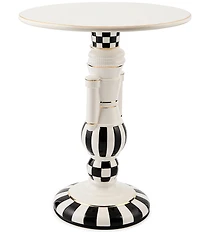 MacKenzie-Childs Holiday Collection Courtly Noel Nutcracker Pedestal Platter