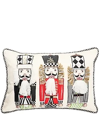MacKenzie-Childs Holiday Collection Courtly Nutcracker Lumbar Throw Pillow