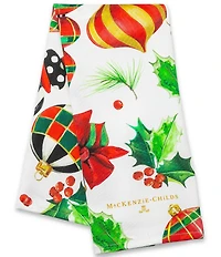 MacKenzie-Childs Holiday Collection Deck the Halls Dish Towel