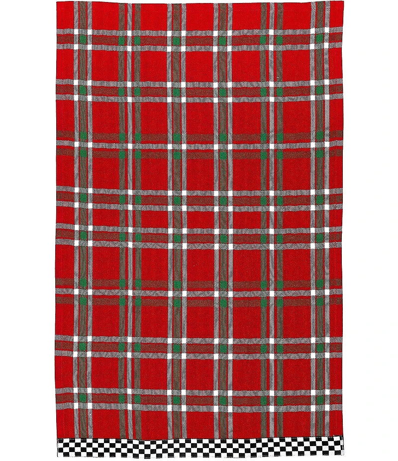 MacKenzie-Childs Holiday Collection Festive Assorted Woven Dish Towels, Set of 3