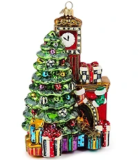 MacKenzie-Childs Holiday Collection Fireplace Glass Ornament