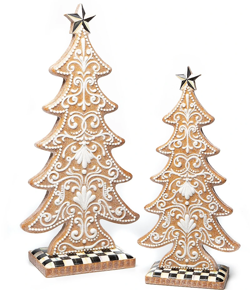 MacKenzie-Childs Holiday Collection Gingerbread Cookie Large Tree