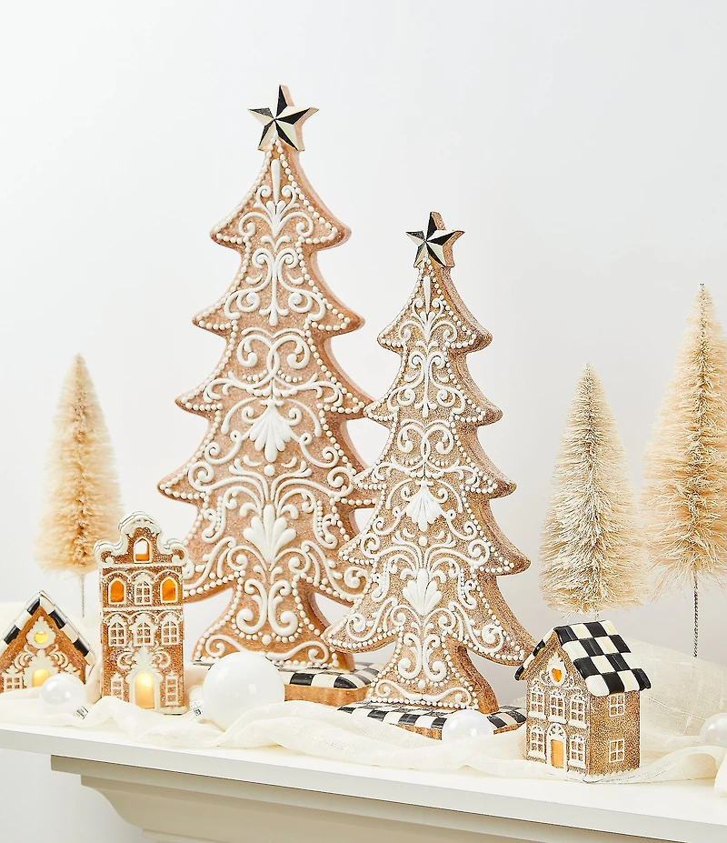 MacKenzie-Childs Holiday Collection Gingerbread Cookie Large Tree