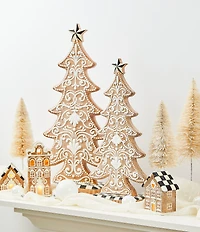 MacKenzie-Childs Holiday Collection Gingerbread Cookie Large Tree