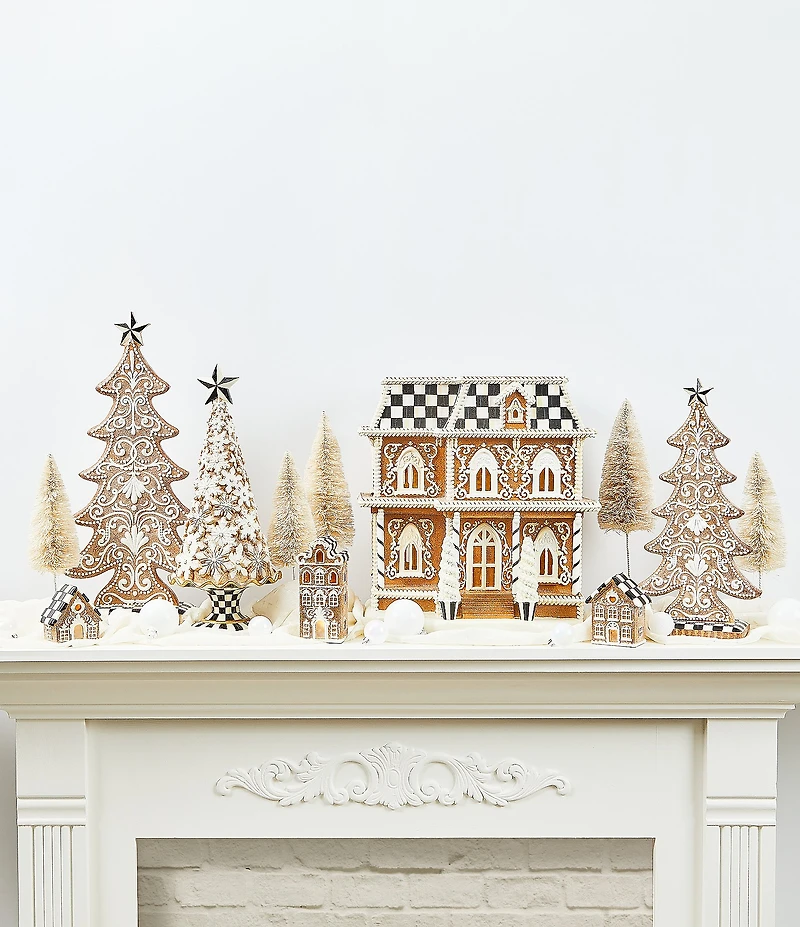 MacKenzie-Childs Holiday Collection Gingerbread Cookie Large Tree