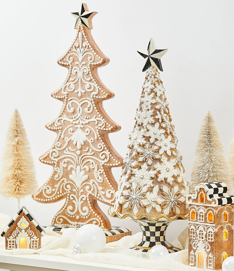 MacKenzie-Childs Holiday Collection Gingerbread Cookie Large Tree
