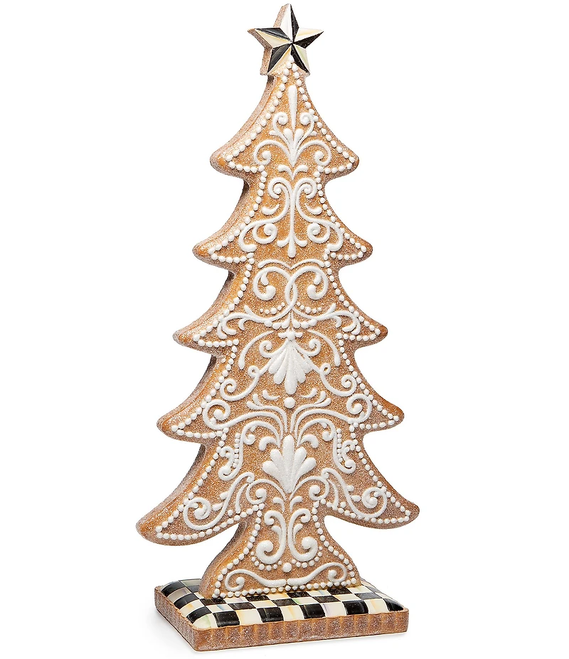 MacKenzie-Childs Holiday Collection Gingerbread Cookie Large Tree