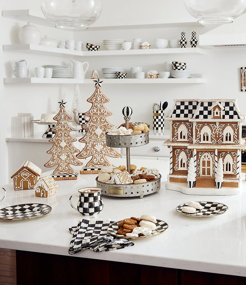 MacKenzie-Childs Holiday Collection Gingerbread Cookie Tree
