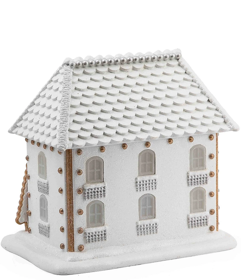 MacKenzie-Childs Holiday Collection Gingerbread Illuminated House
