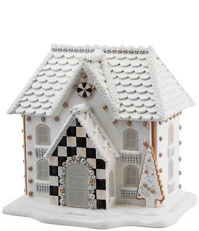 MacKenzie-Childs Holiday Collection Gingerbread Illuminated House