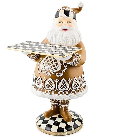 MacKenzie-Childs Gingerbread Santa Butler Figurine