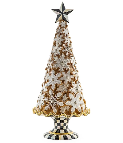 MacKenzie-Childs Holiday Collection Gingerbread Snowflake Tree