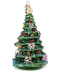 MacKenzie-Childs Holiday Collection Holiday Forest Tree Glass Ornament