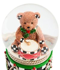 MacKenzie-Childs Holiday Collection Holly Bear Snow Globe