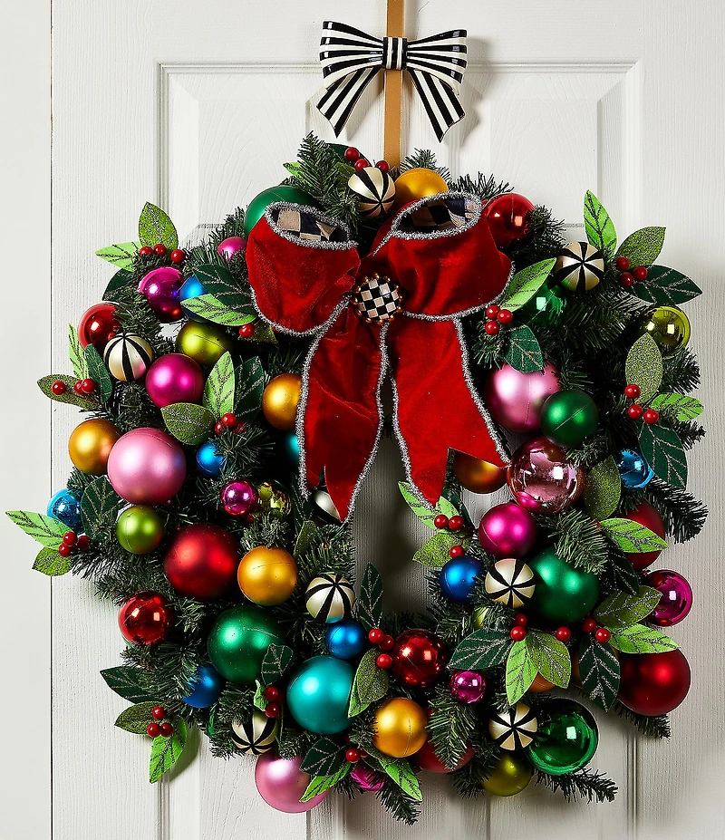 MacKenzie-Childs Holiday Collection Jubilee Wreath