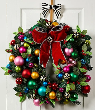 MacKenzie-Childs Holiday Collection Jubilee Wreath