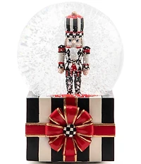 MacKenzie-Childs Holiday Collection Nutcracker Gift Snow Globe