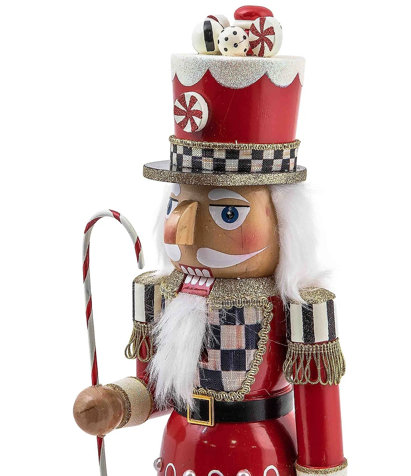 MacKenzie-Childs Holiday Collection Peppermint Nutcracker