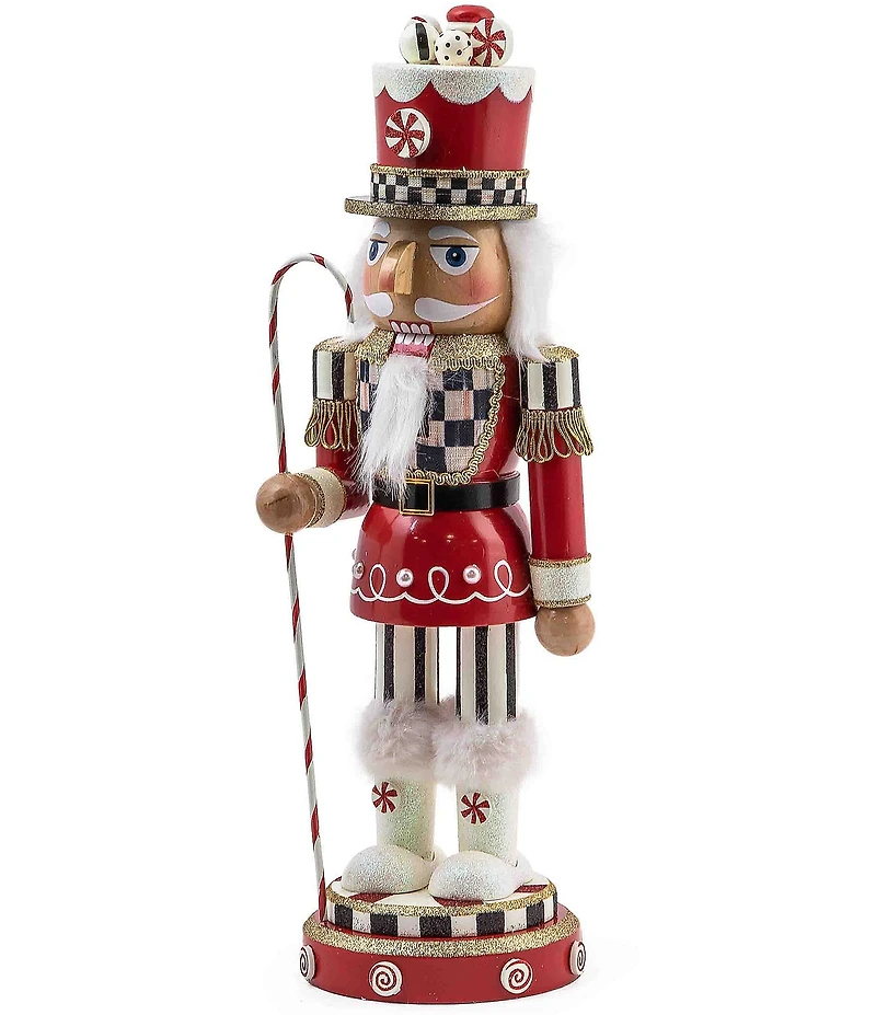 MacKenzie-Childs Holiday Collection Peppermint Nutcracker