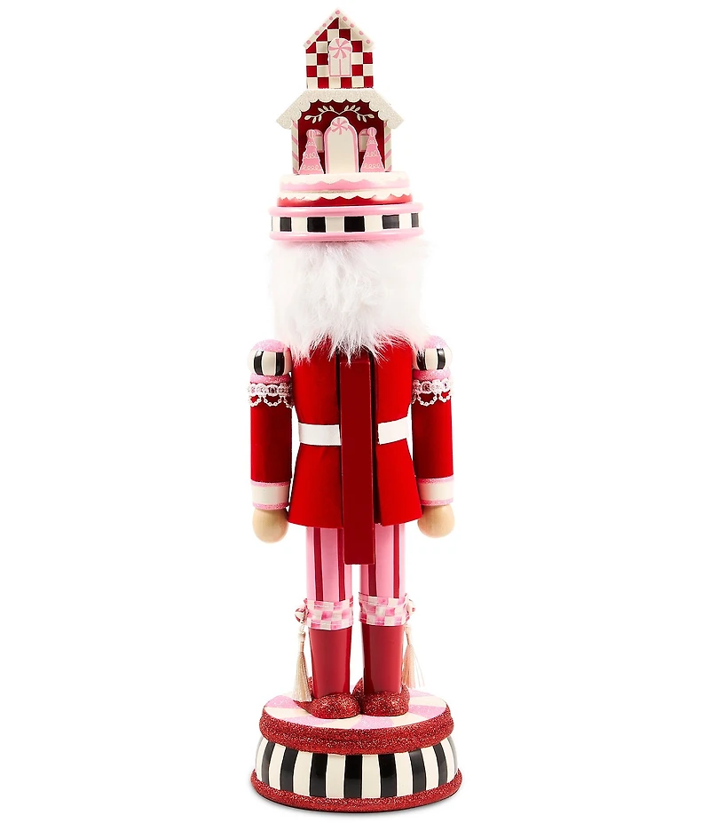MacKenzie-Childs Holiday Collection Ruby Red Wood Nutcracker