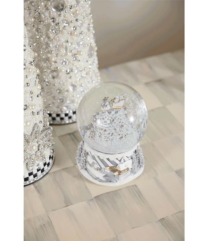 MacKenzie-Childs Holiday Collection Sterling Village Snow Globe