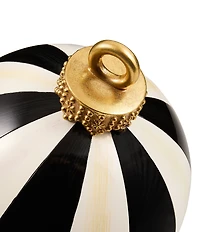 MacKenzie-Childs Holiday Collection Stripe Medium Tabletop Ornament Figurine