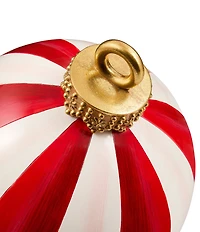 MacKenzie-Childs Holiday Collection Stripe Medium Tabletop Ornament Figurine