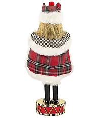 MacKenzie-Childs Holiday Collection Tartan Cardinal Nutcracker