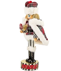 MacKenzie-Childs Holiday Collection Tartan Cardinal Nutcracker