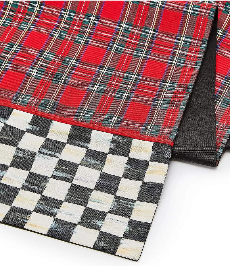 MacKenzie-Childs Tartan Check Table Runner