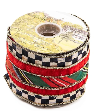 MacKenzie-Childs Tartan Regal 4#double; Ribbon