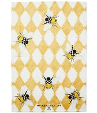 MacKenzie-Childs Honeycomb with Bees Print Dish Towel