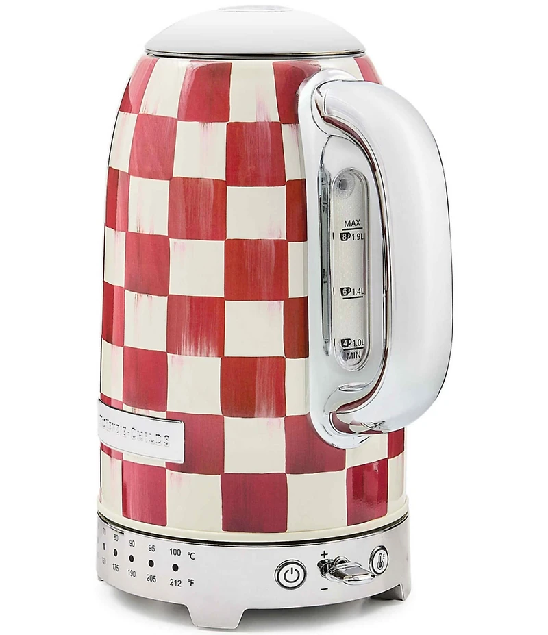 MacKenzie-Childs Check Electric Kettle