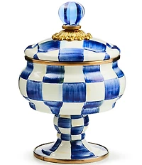 MacKenzie-Childs Check Enamel Curiosity Pot