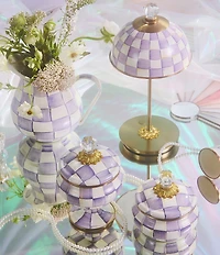 MacKenzie-Childs Check Enamel Curiosity Sculptural Pot