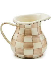 MacKenzie-Childs Check Enamel Little Creamer