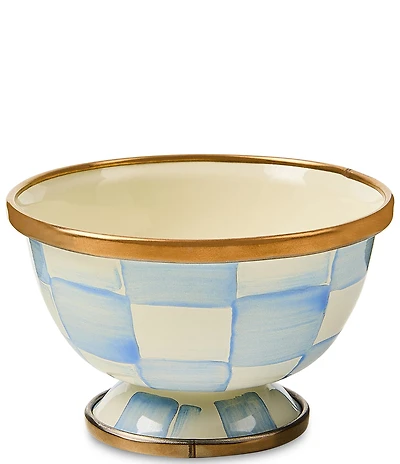 MacKenzie-Childs Check Enamel Little Sugar Bowl