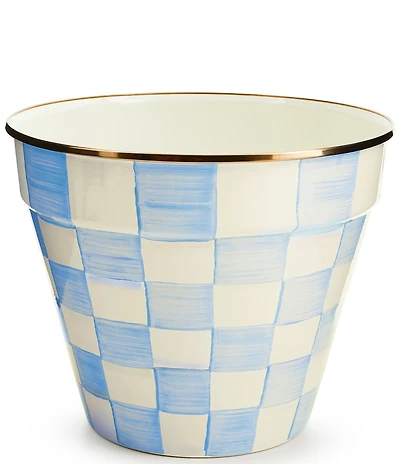 MacKenzie-Childs Check Garden Pot