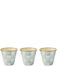 MacKenzie-Childs Check Herb Pots, Set of 3