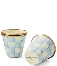 MacKenzie-Childs Check Herb Pots, Set of 3