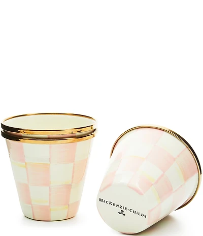 MacKenzie-Childs Check Herb Pots, Set of 3