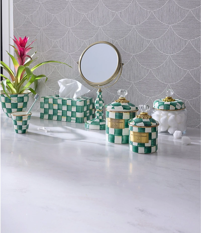 MacKenzie-Childs Check Kitchen Canister